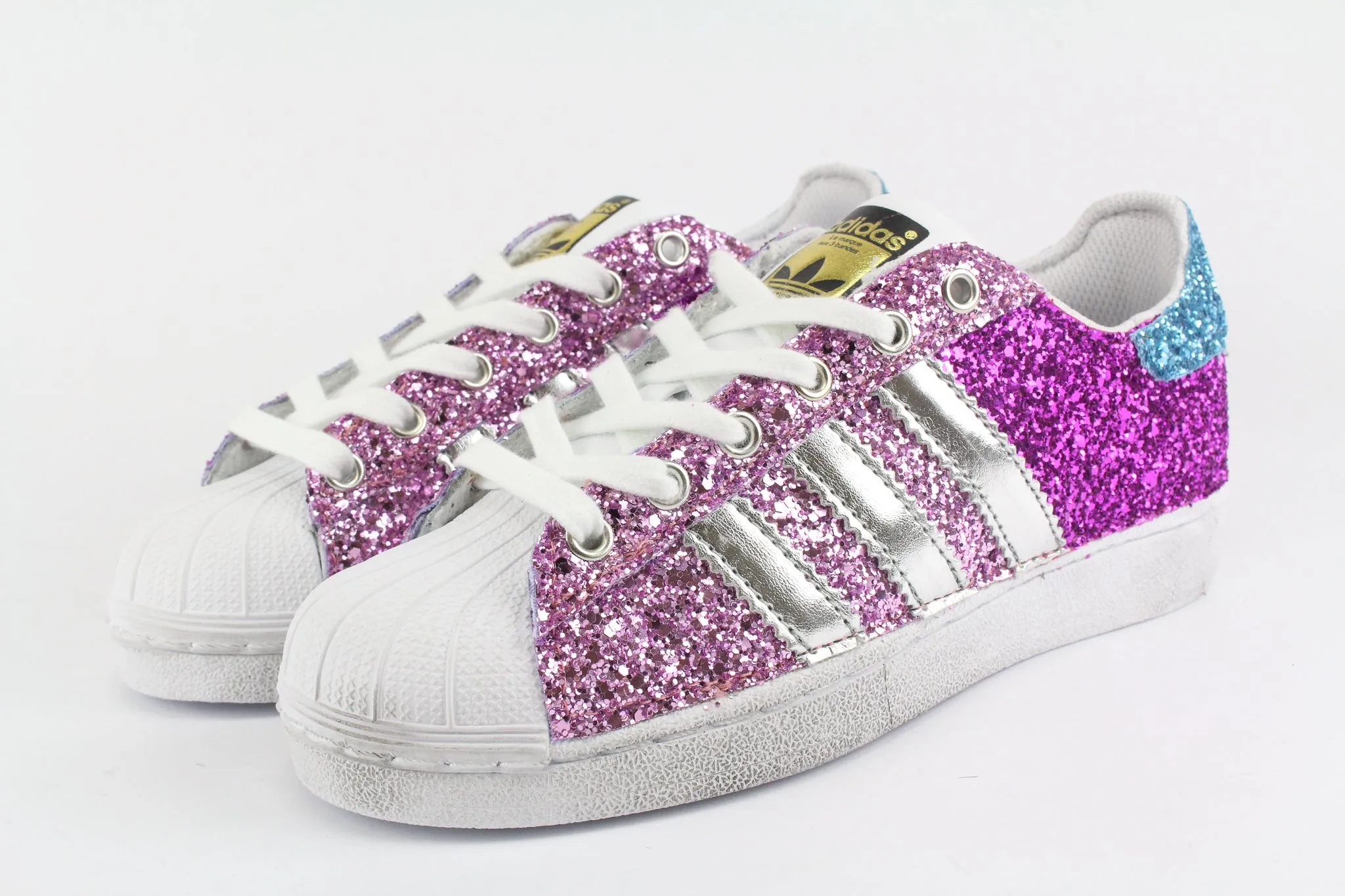 Adidas Superstar J Total Glitter