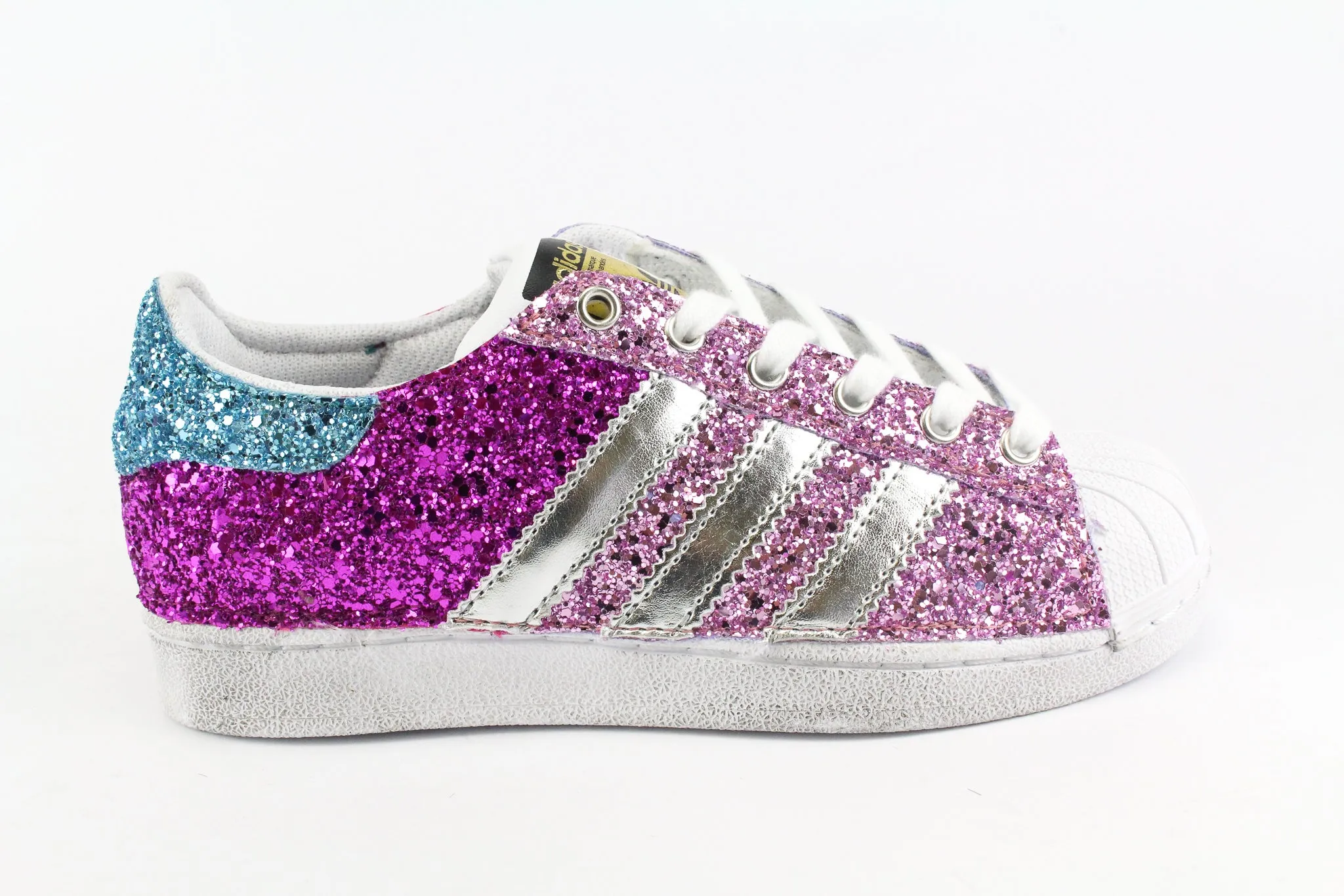 Adidas Superstar J Total Glitter