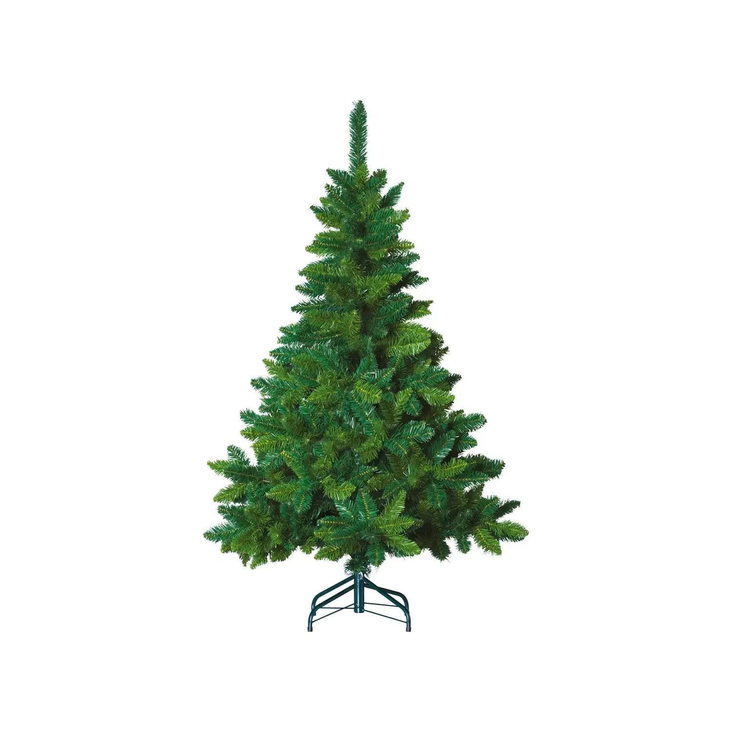 Albero Di Natale Fiorito Base Di Metallo 120cm