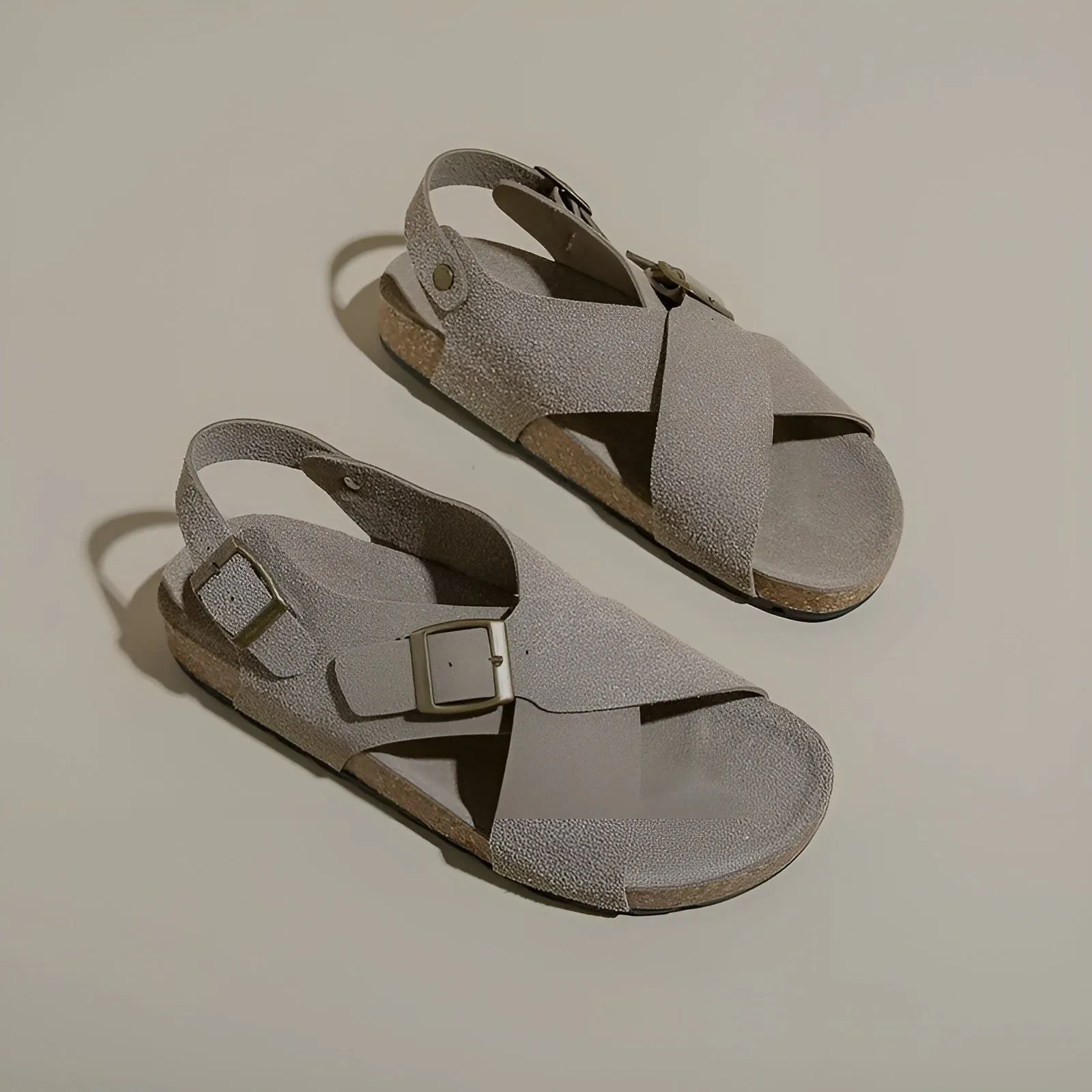 Anila Sandals - Modische Orthopädische Wildleder Sommer Sandalen