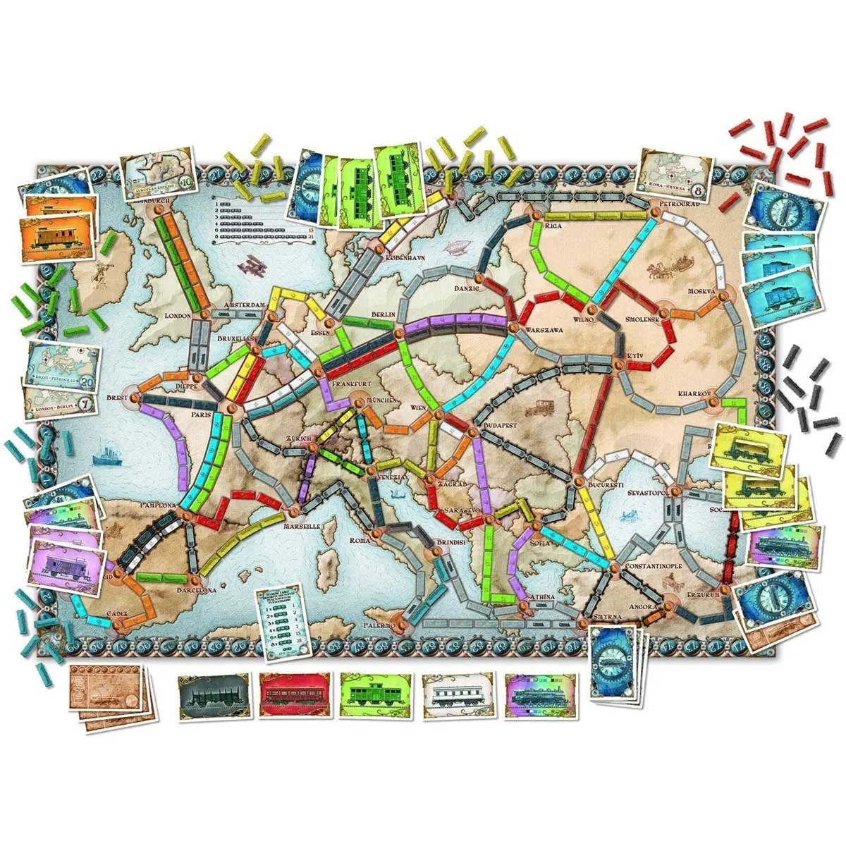 ASMODEE Ticket To Ride Europa, Gioco Da Tavolo, Edizione Italiana - 71792