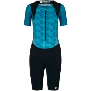 Body donna Assos Triator SS Speedsuit - Blu