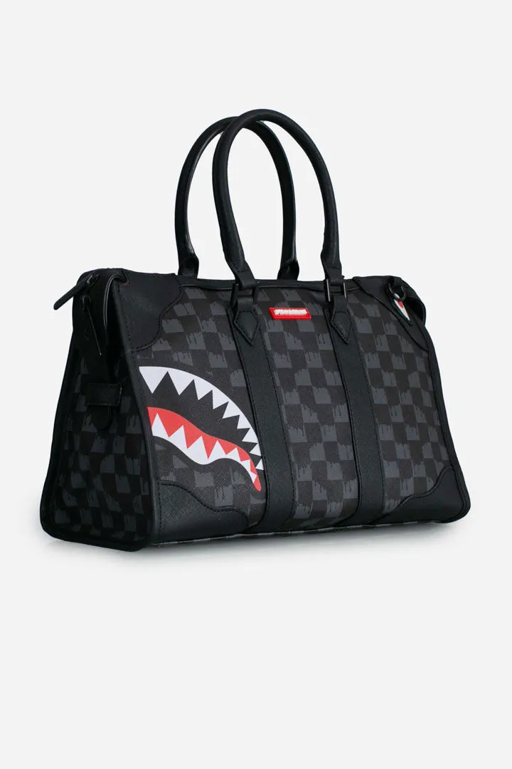 Borsa da donna Drip Check Shark mini duffle black