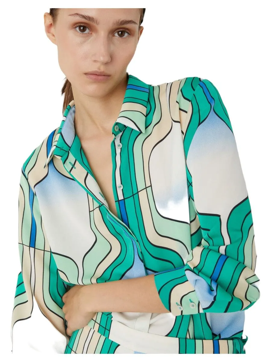 Camicia Sirena Fantasia Geometrica