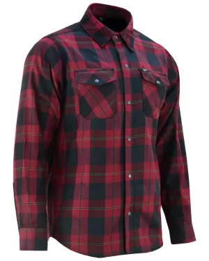 Daniel Smart Flannel Shirt - Red and Black