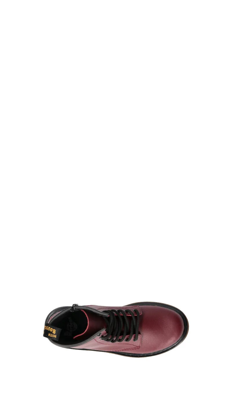 DR. MARTENS Anfibio bimba bordeaux in pelle