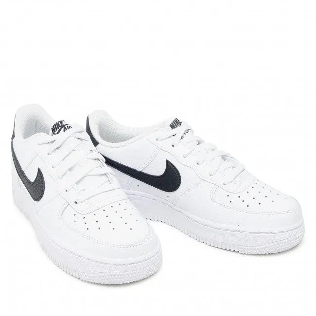 Nike Air Force 1 GS Bianco Logo Nero CT3839 100