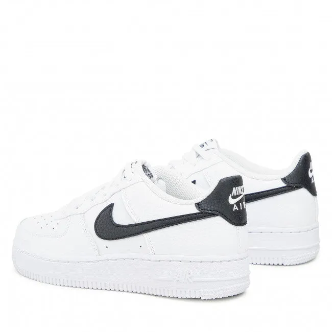 Nike Air Force 1 GS Bianco Logo Nero CT3839 100