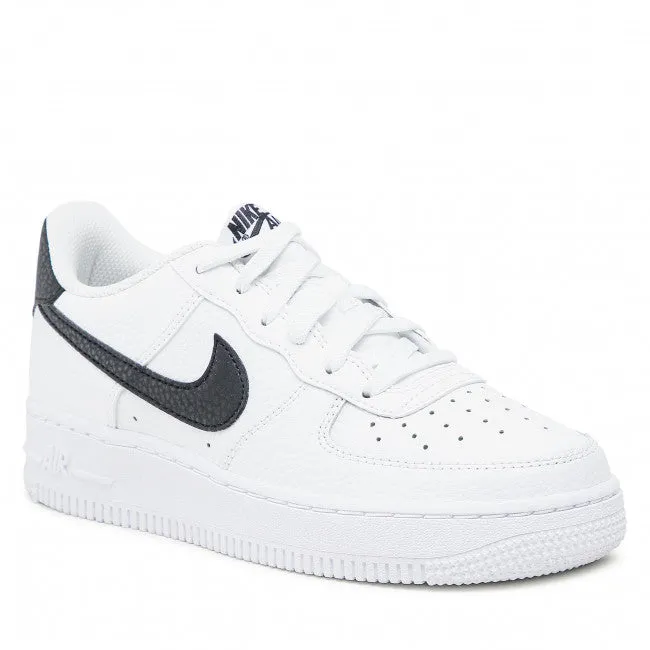 Nike Air Force 1 GS Bianco Logo Nero CT3839 100