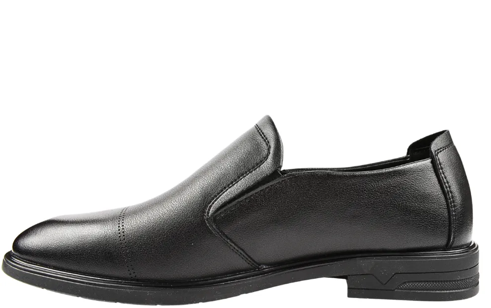 Pantofi eleganti, barbati, MELS, B16235 negru, piele naturala