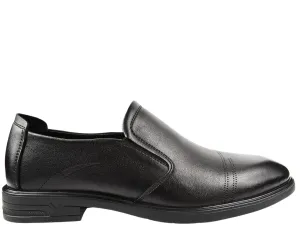 Pantofi eleganti, barbati, MELS, B16235 negru, piele naturala