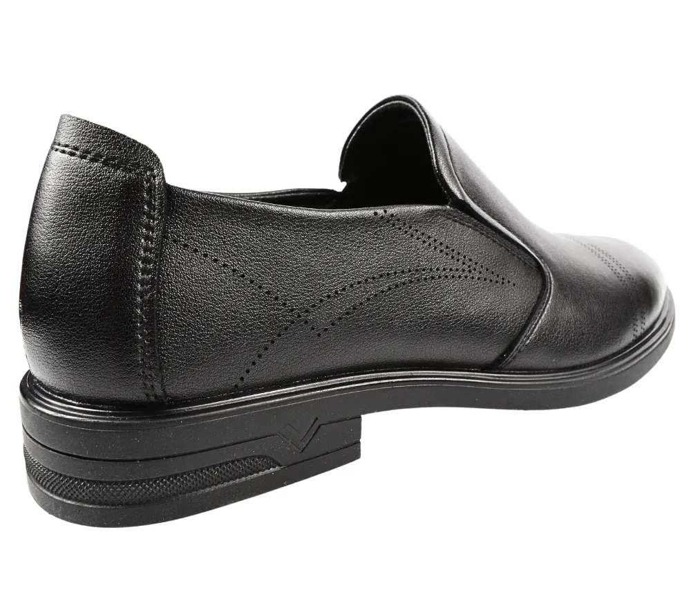 Pantofi eleganti, barbati, MELS, B16235 negru, piele naturala