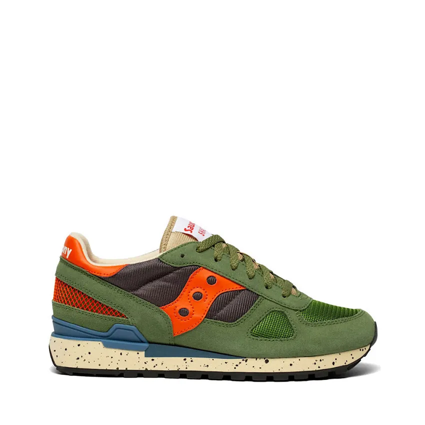 SAUCONY SNEAKERS SHADOW S2108-793 VERDE-GRIGIO-ARANCIO