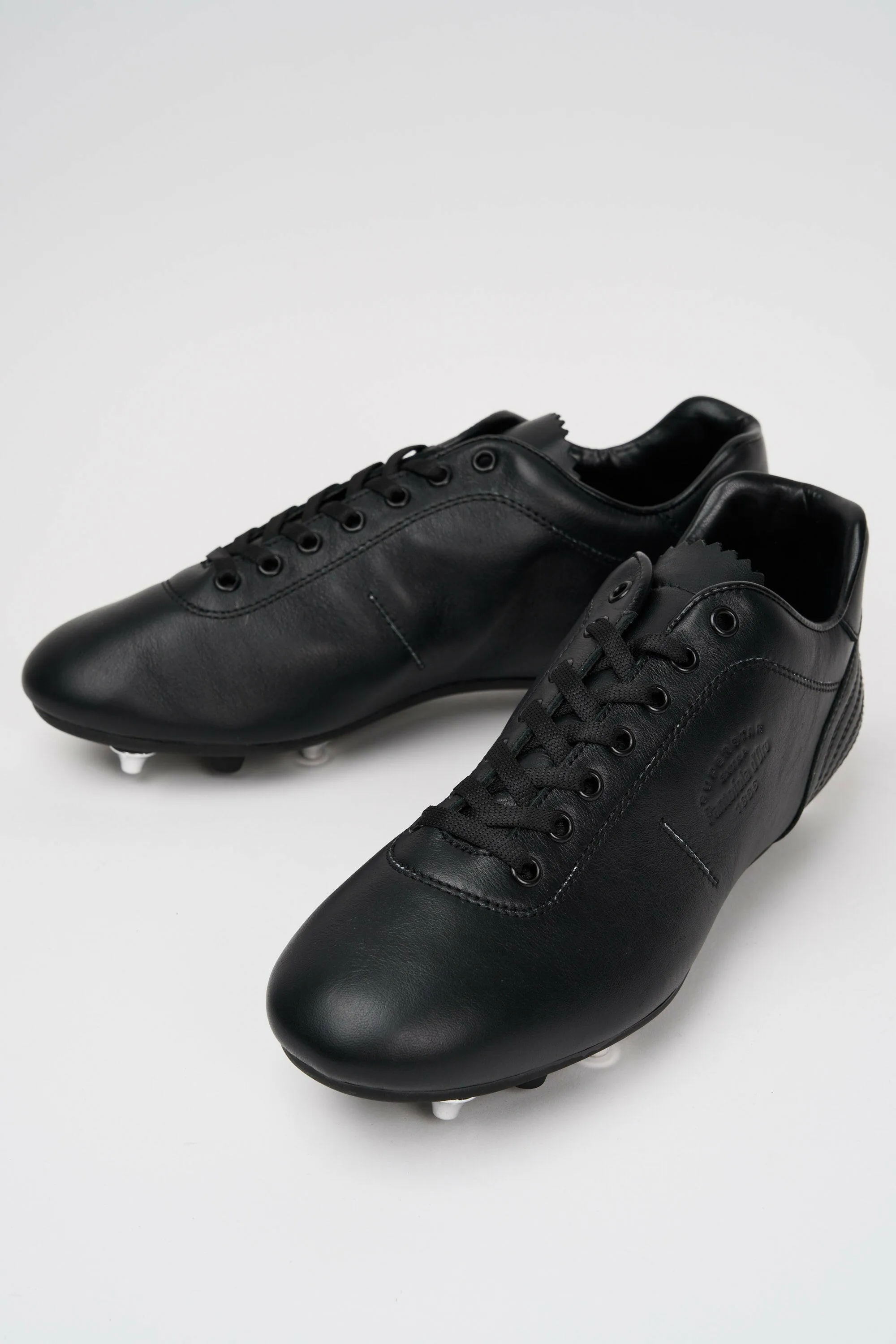 Scarpe da calcio Lazzarini in pelle nera