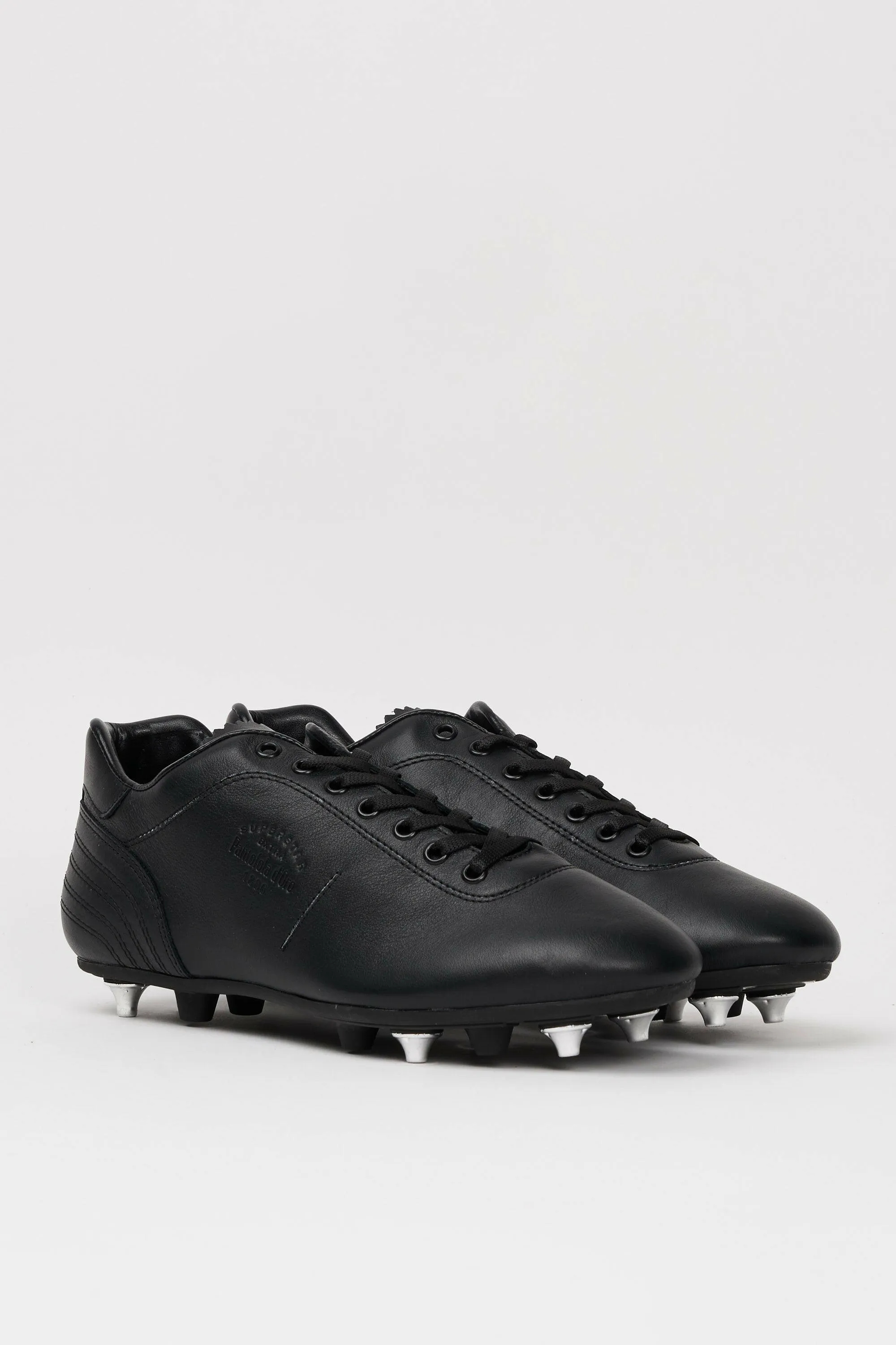 Scarpe da calcio Lazzarini in pelle nera