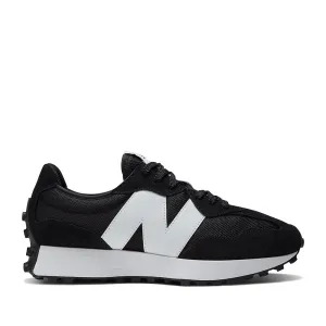 Scarpe Unisex NEW BALANCE Sneakers 327 in Suede e Mesh colore Black e White